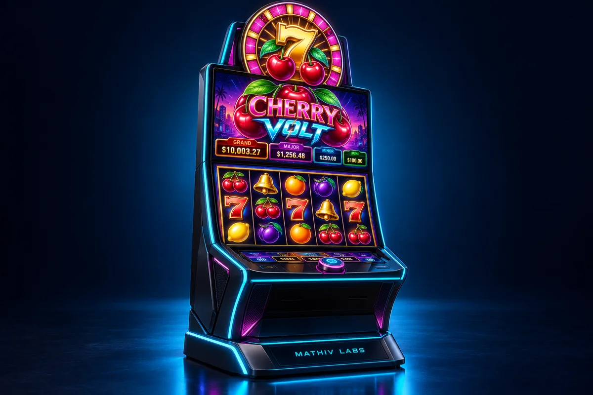 Cherry Volt: Retro fruit · Bonus-wheel cabinet